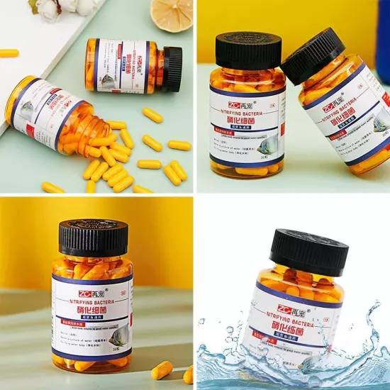 Fish Tank Water Quality Purifier Concentrated Nitrifying Capsules W1B7