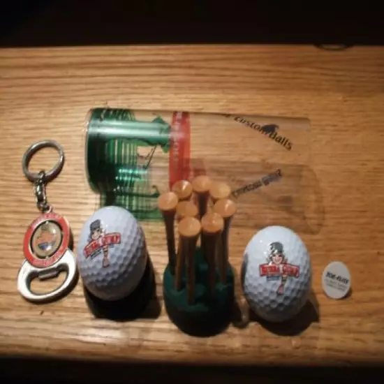 Vintage Top Flite"Bubba Gump" Golf Balls & Bubba Gump Key Chain/Bottle Opener