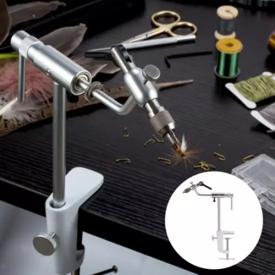 Fishing Fly Tying Tool with Fly Tying Vise with