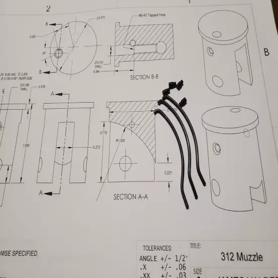  Benjamin pump lever spring & Step Rivet For 130, 132, 137 Pistols.