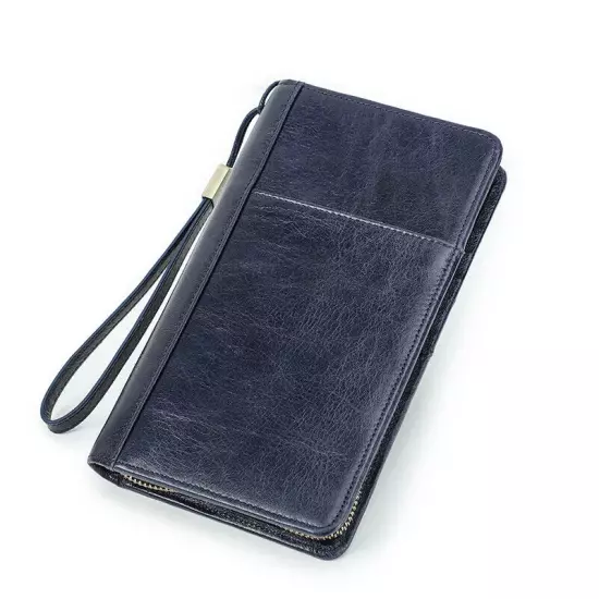  Men Passport Cover Travel Wallets ID Card Bag Organizer Document Pouch