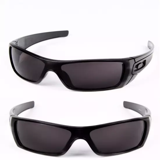 New Black Chrome Black Iridium Polarized Lenses for-Oakley Batwolf