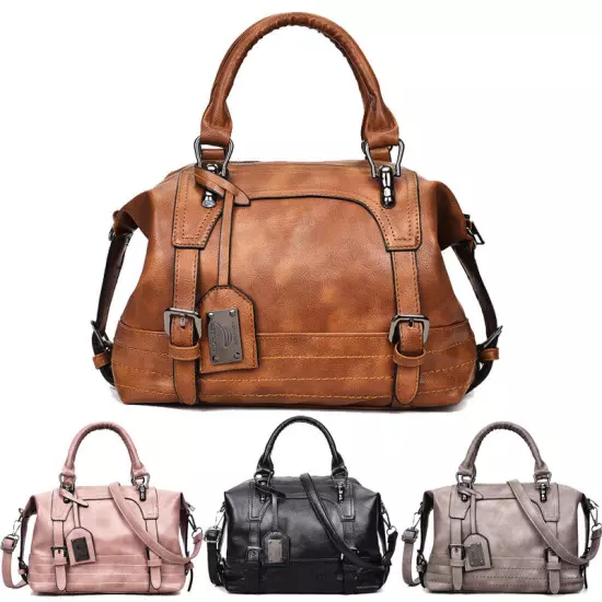 Women Handbag Shoulder Leather Tote Purse Messenger Hobo Satchel Crossbody Bag 