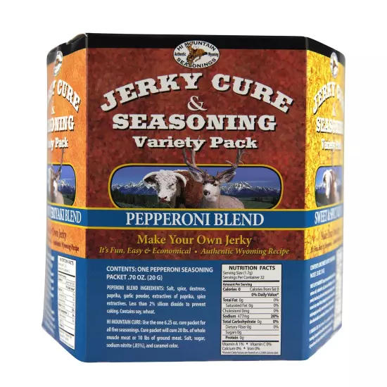 Hi Mountain Jerky Seasoning and Cure Kit | VARIETY PACK #2 | Flavors Mandarin...