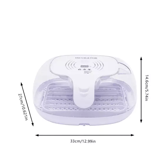 16 Eggs Incubator Turning Digital Hatcher Chicken Egg Automatic Turner Hatching