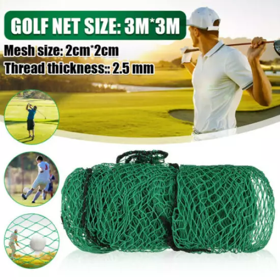 118‘’x118'' Golf Impact Netting Batting Cage Green Net Golfer Practicing Outdoor