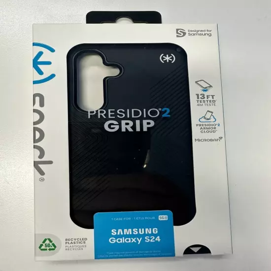 Speck Presidio2 Grip Case For Samsung Galaxy S24 *Black*