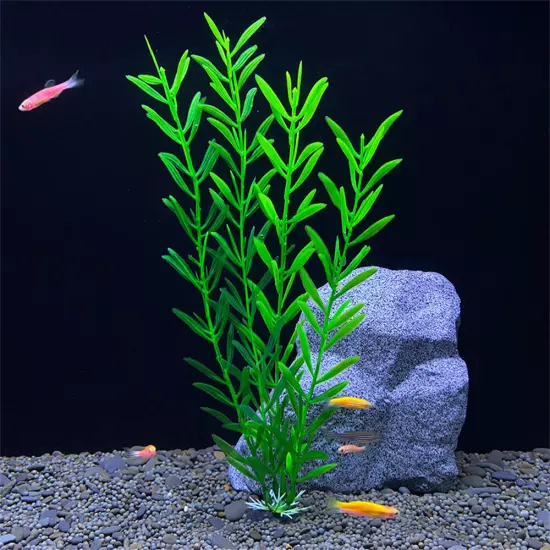 1 PC Micro Landscape Decoration Plastic Aquatic Plants Fish Tank Landscaping ➳