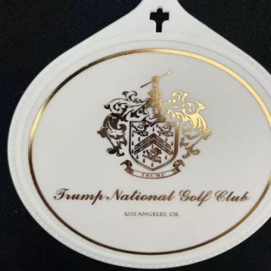 Trump National Golf Club Los Angeles California Hanging Bag Tag BRAND NEW!