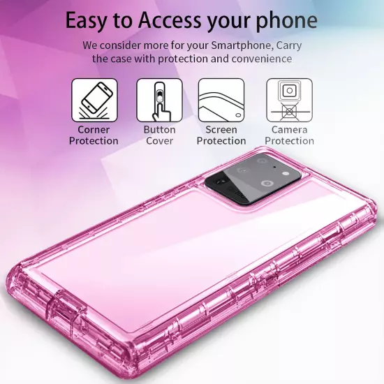 For Samsung Galaxy S20/S20+/S20 Ultra 5G Case Clear Phone Cover / Accessories