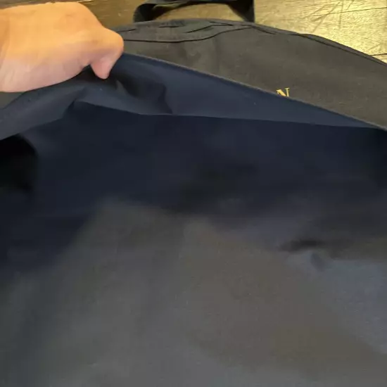 Ralph Lauren 53x24 Large Navy Garment Bag Heavy Canvas Nylon NEW Travel Luggage