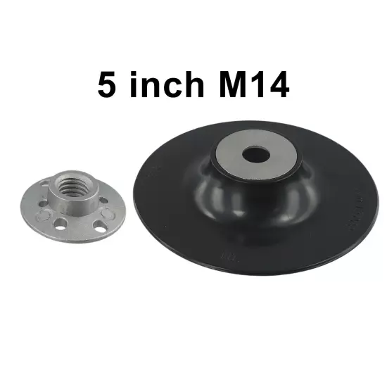 5inch 125mm Rubber Backing Pad For Angle Grinder Sander Polisher Discs M14