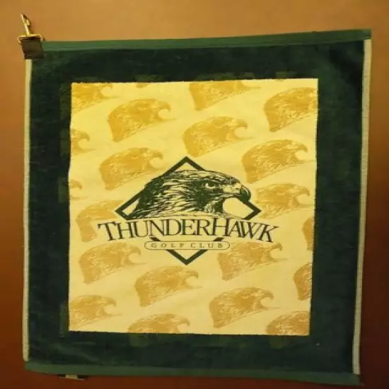 ThunderHawk Golf Club Beach Park IL Caddy Golf Towel 