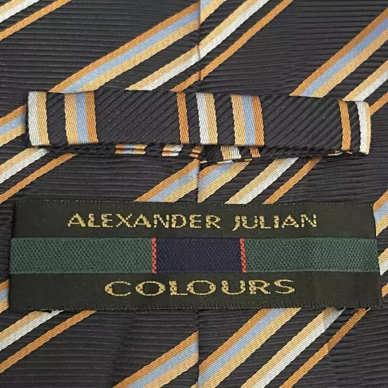 Alexander Julian Colours Blue Hand Made 100% Polyester Made In China