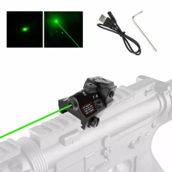 Rechargeable USB For Glock 17 18c 19 21 Taurus G2C Green Laser Sight Pistol Gun