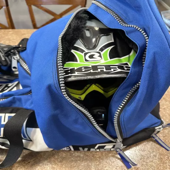 Extra Large Yamaha Racing Motocross Gear Duffel Travel Bag Snowmobile