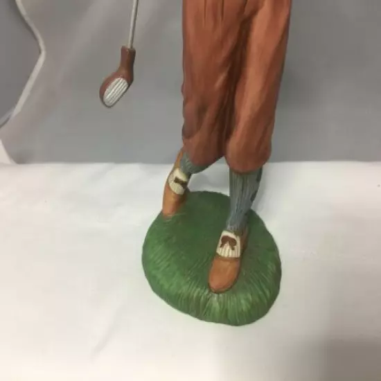 Golfer Figurine Titled "Hole In One" Home Interiors Vintage Clothing 14003-99 