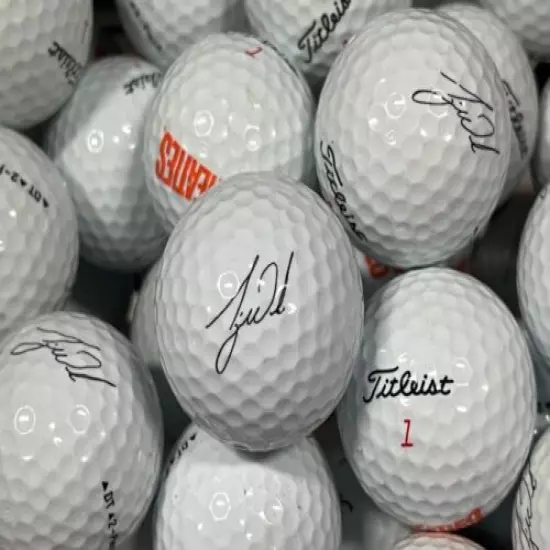 12 Titleist Tiger Woods Wheaties Logo Used Golf Balls