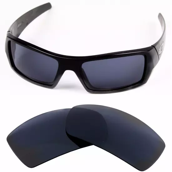 Polarized Replacement lenses For-Oakley Gascan Black