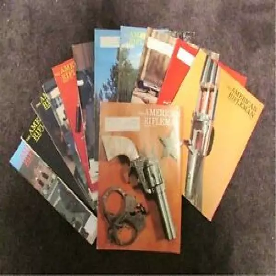 AMERICAN RIFLEMAN MAGAZINES 1977 (LOT OF 12 COMPLETE YEAR) FINE