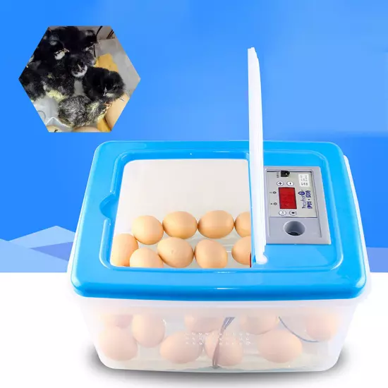 30W Egg Incubators Digital Poultry Chicken Quail Bird Hatcher for Hatching Eggs