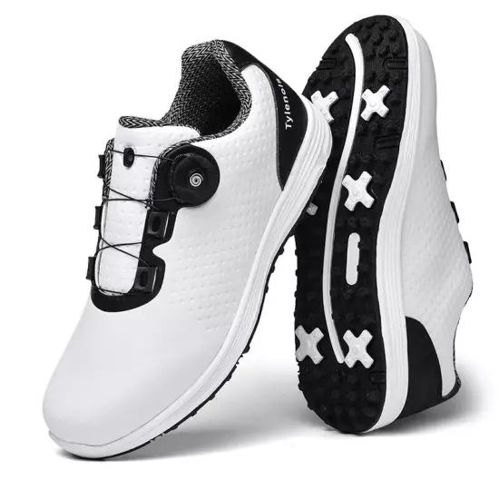 Professional Men's Golf Shoes Waterproof Non-Slip Outdoor Sneakers Walking Shoes