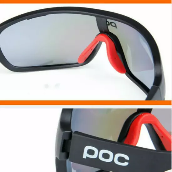 POC Polarized Sports cycling Sunglasses bike glasses riding goggles with 5 lens