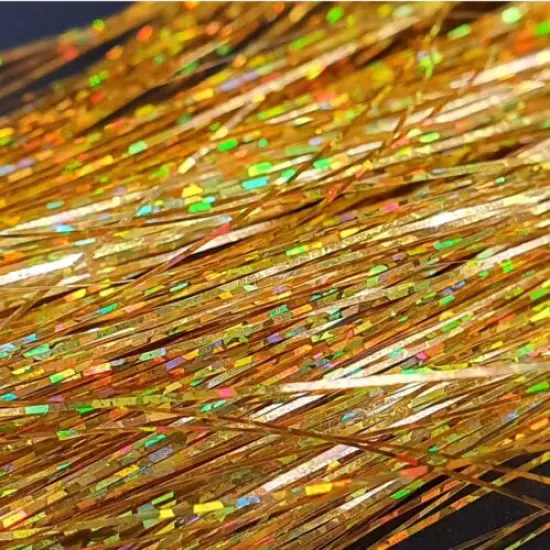 Fine Holographic Tinsel - Choice of Colour - Fly Tying Materials - Ribbing 