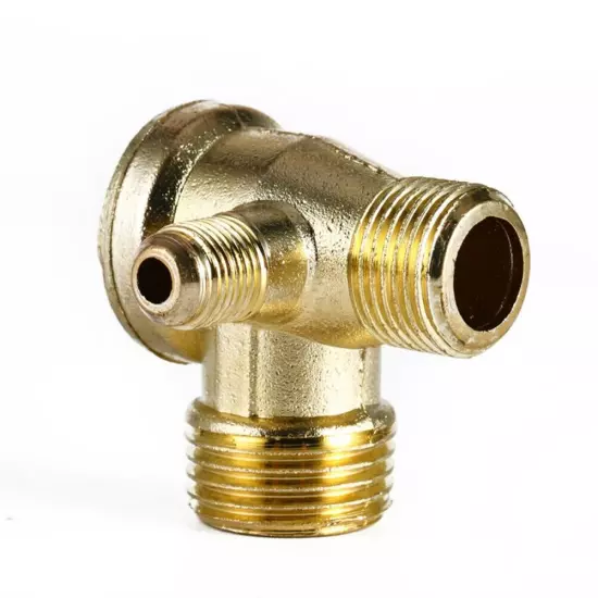 Central Pneumatic Air Compressor Check Valve 3-Port Brass 20mm/16mm/10mm-Parts