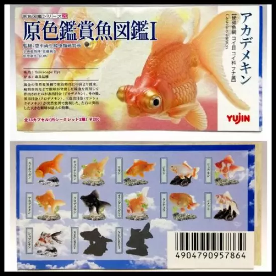 YUJIN Ornamental fish Mini Figure Collection Carassius Auratus Full Set 13pcs 