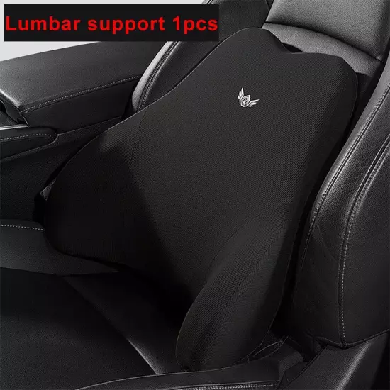 Curved Car Seat Headrest Car Neck Pillow Cushion Back Lumbar Support 