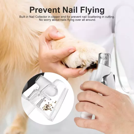 Pet Nail Toe Clippers Professional Dog Cat Nail FileTrimmer Safety Guard Tool US