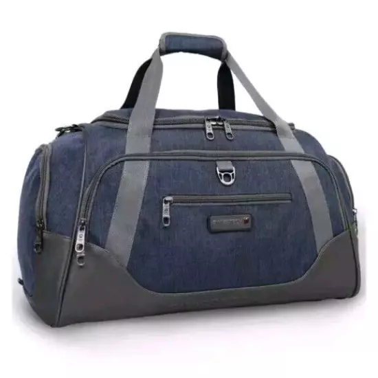 SwissTech Excursion Blue 24" Duffel Bag Storage Water-Resistant Travel Carry-On