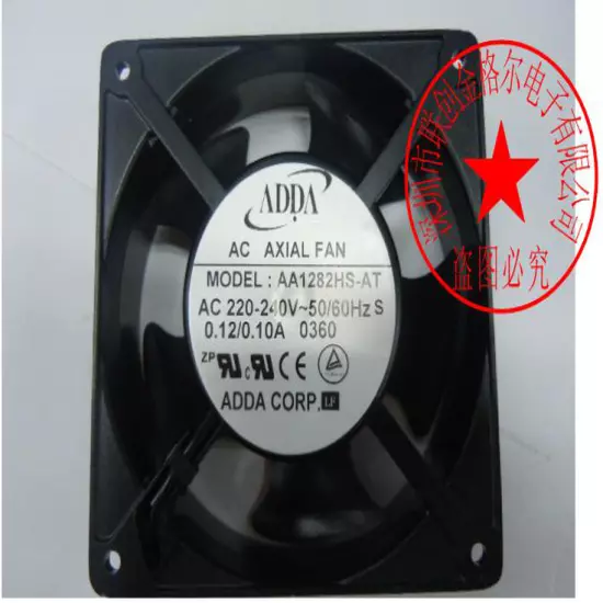 1pc new fan freeship AA1282HS-AT AA1282HS-AW 220-240V 0.12/0.10A ADDA