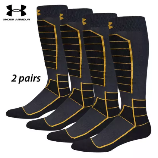 UA Socks: 1-PAIR Mtn Perf. OTC (L) Anthra.