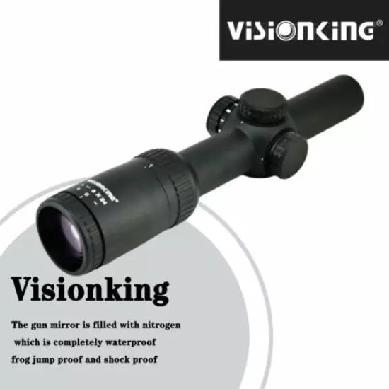 Visionking 1-8x24 Shooting Sight Rifle Scope Military Tactical Hunting 30mm