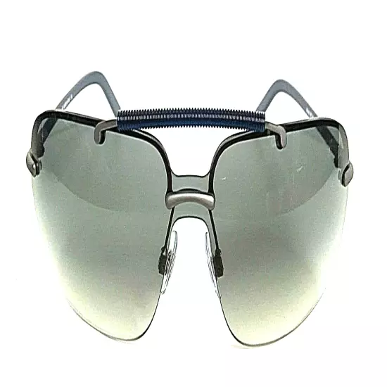 New WEB Narvik WE105 13B Silver Black Blue Men's Sunglasses