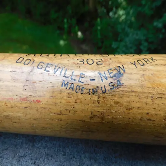 Bobby Thomson 1950's Adirondack 302 Bat NY GIANTS Famous HR 1951 35" LIGNINIZED