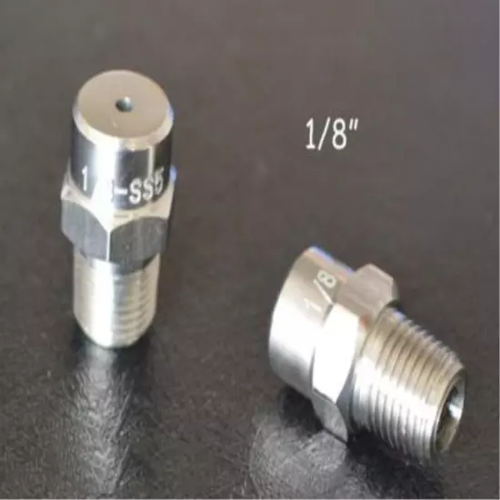 New 1pc 1/8" bspt Stainless steel Cone Spray Nozzle