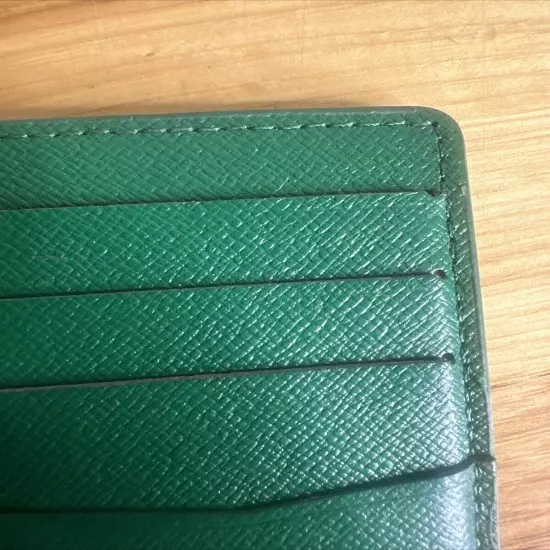 Goyard Saint Marc Compact Card Wallet, Green