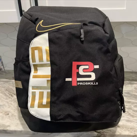 NIKE HOOPS ELITE Pro Basketball Backpack Black/Gold