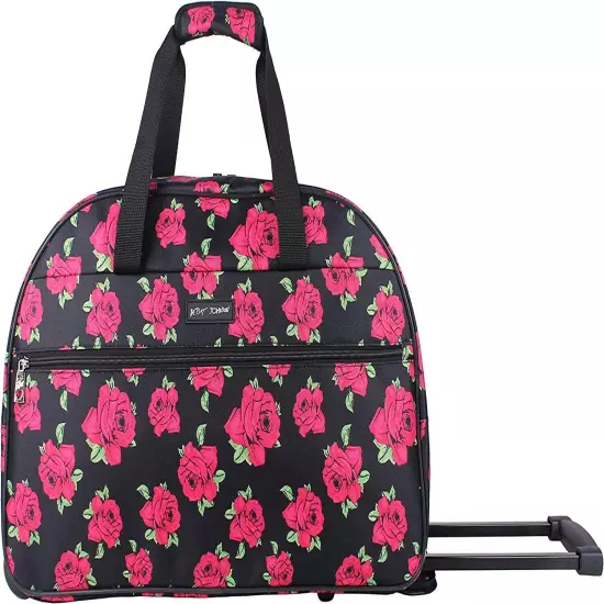 Betsey Johnson Unisex Carry-On Luggage Collection 2 - Roller Duffle Bag