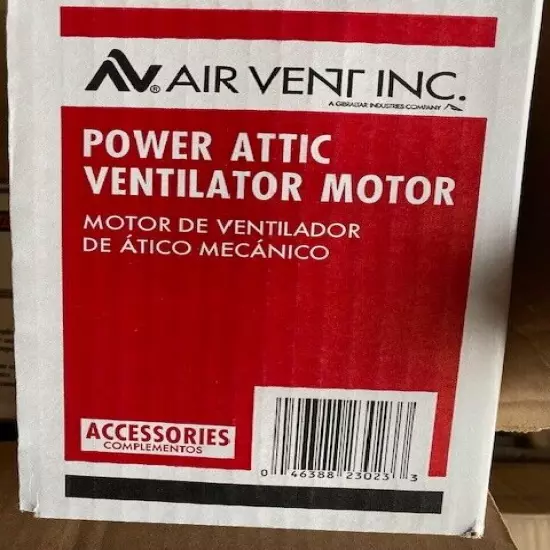 AIR VENT INC 120V 5.0 Diameter Steel Gable Vent Exhaust Fan Motor 1/2” Shaft