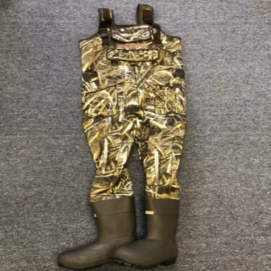 New 5mm Kobuk Max-5 Camo Neoprene Hunting Wader Lug Size 10 KING 1600 Gram