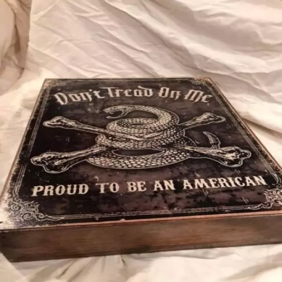 Don’t Tread On Me Hidden Gun Storage Gun Concealment Furniture. Wall Mounted