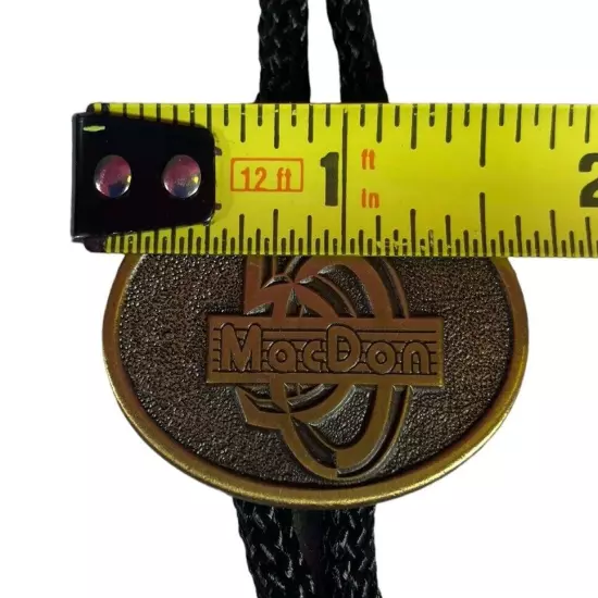 MacDon Industries Bolo Tie 50 Years 50th Anniversary Agricultural Mfg 1999 Neck