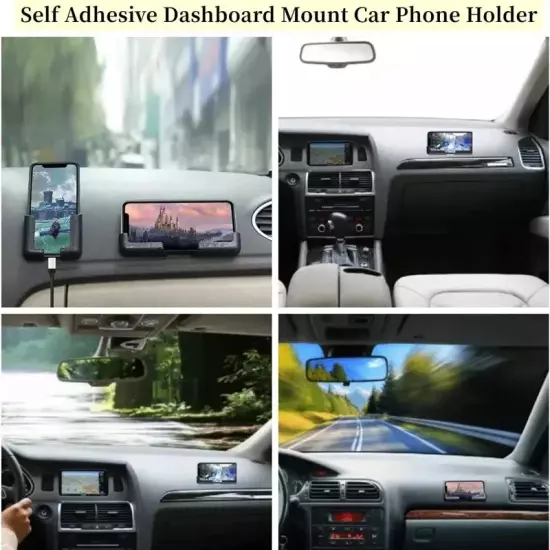 Multifunction Mobile Phone Holder Car Bracket Stand Adhesive Dashboard Mount Cel