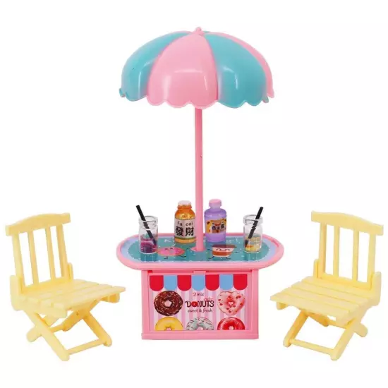 Barbies Doll House Furniture Bed Table Chair Plastic Cleaning Tools for 11.8inch