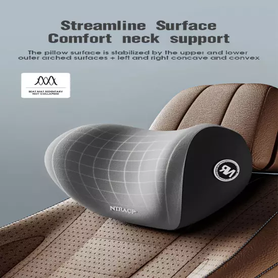 Car Headrest Lumbar Support Lumbar Cushion Backrest Lumbar Car Neck Pillow