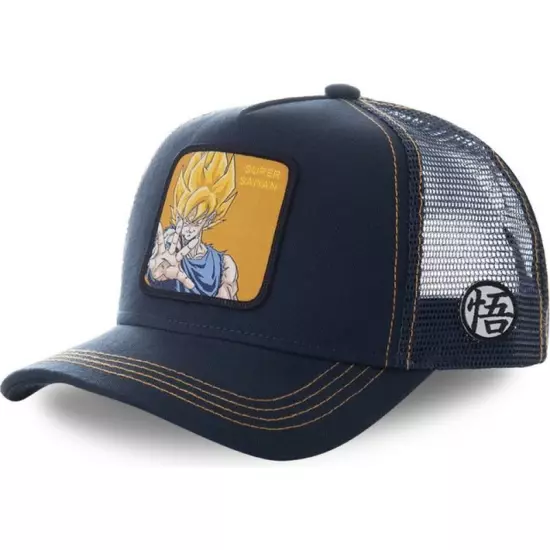 Anime Manga Dragon Ball Z Cartoon Mesh Snapback Trucker Fisher Baseball Cap Hat